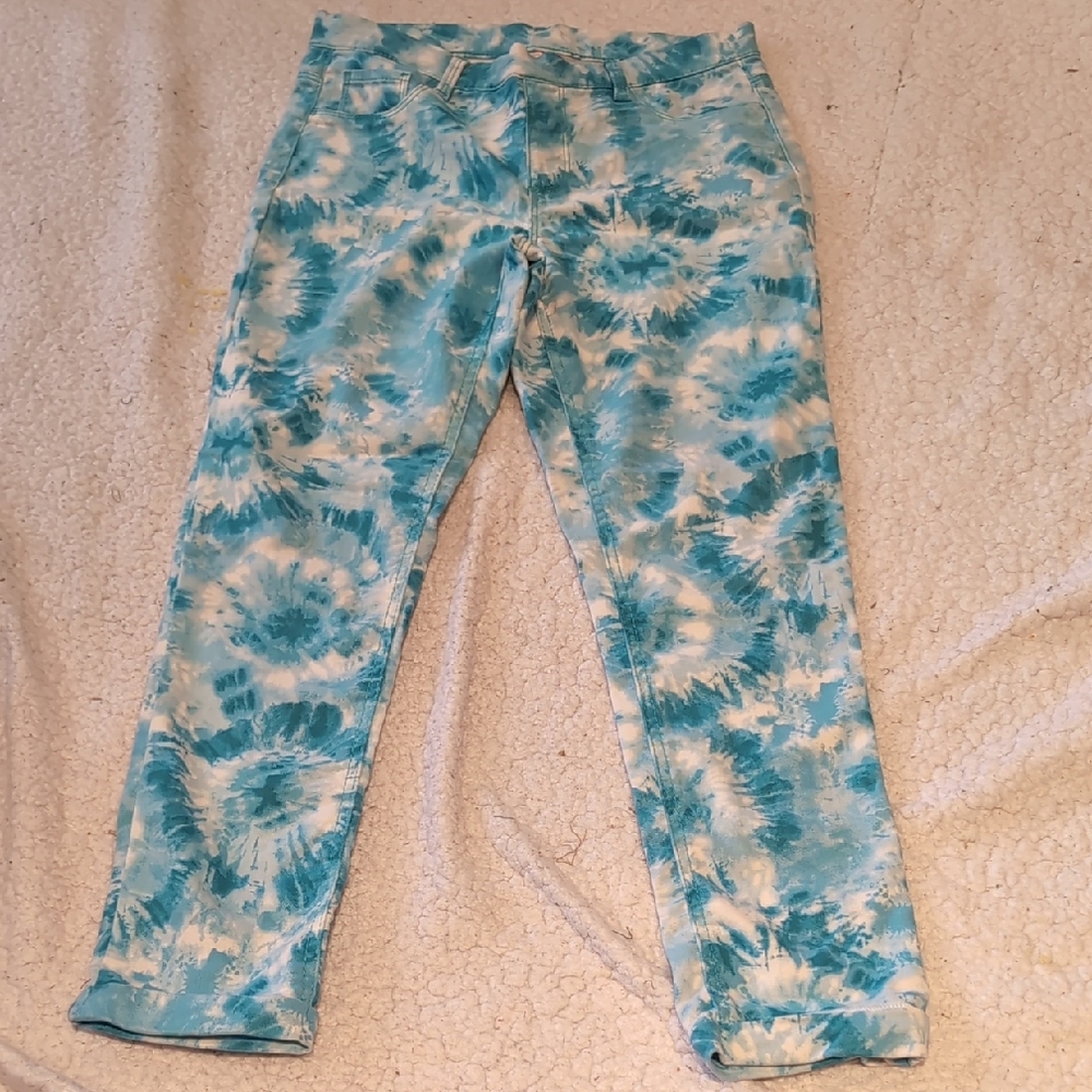 14/16: Kids Tie-Dye Blue Pants